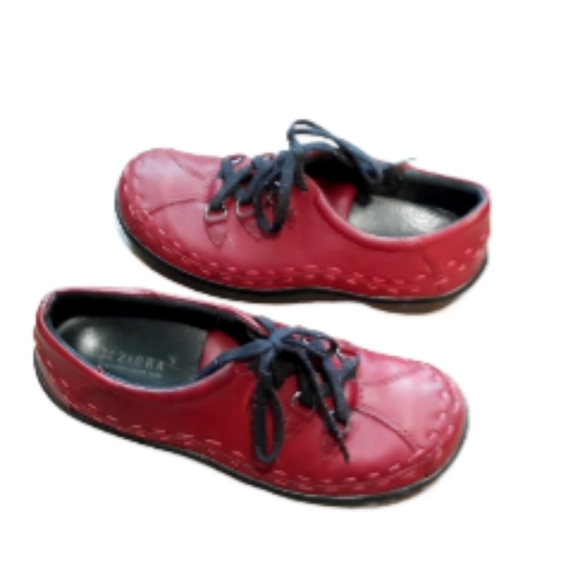 Ziera Allsorts Hiking Inspired Lace Up Shoes - Rogue Red EU 38.5 M / US 8 - Picture 3 of 16